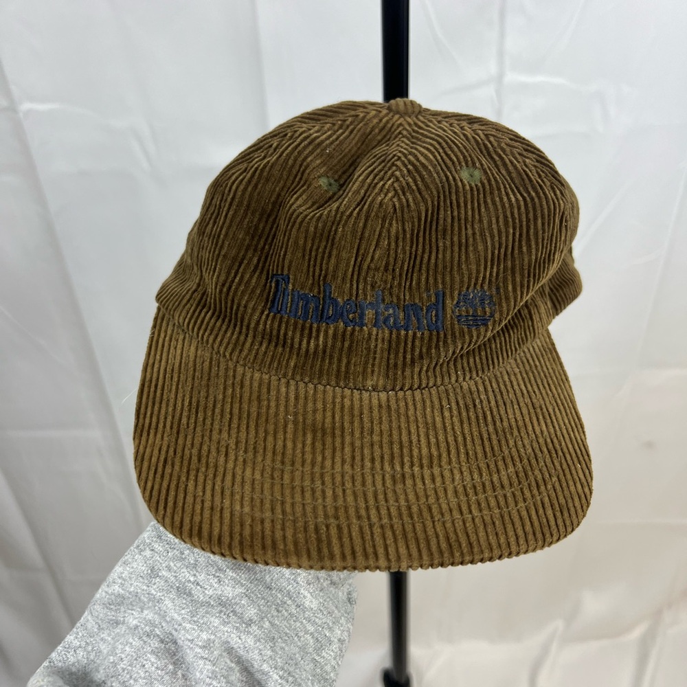 Vintage 90’s Timberland Brown Corduroy Adjustable Hat